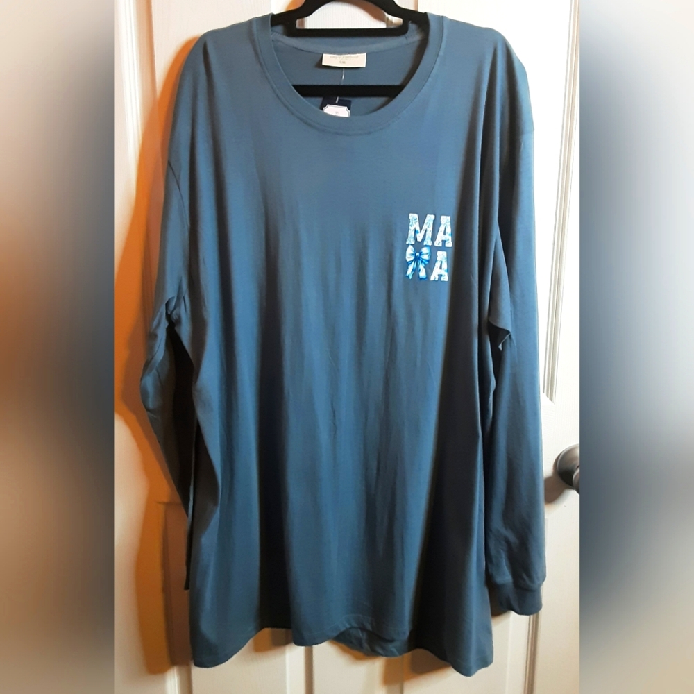 NWT Ladies Simply Southern L/S MAMA T-shirt
